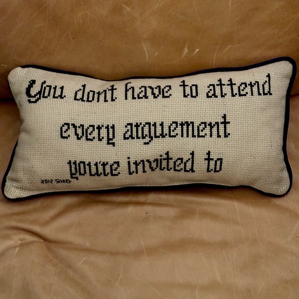 Accent Pillow • Handmade by my Grandmama
